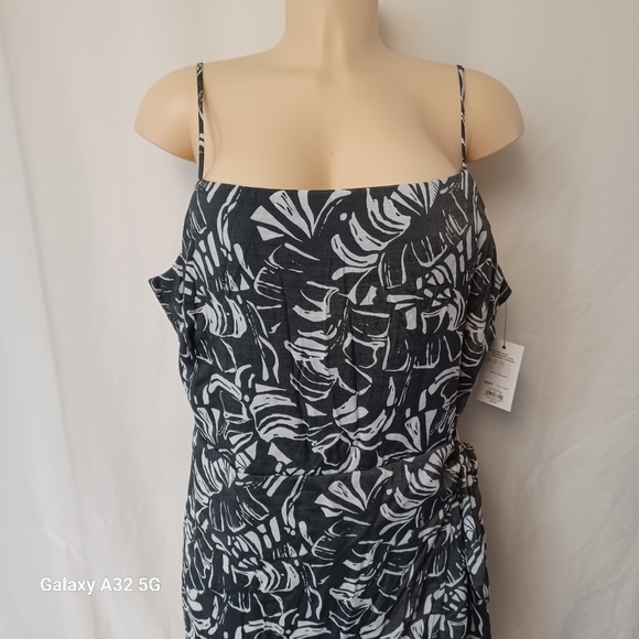 Nine West Black and White Sleeveless Sundress Size XL - Picture 3 of 13